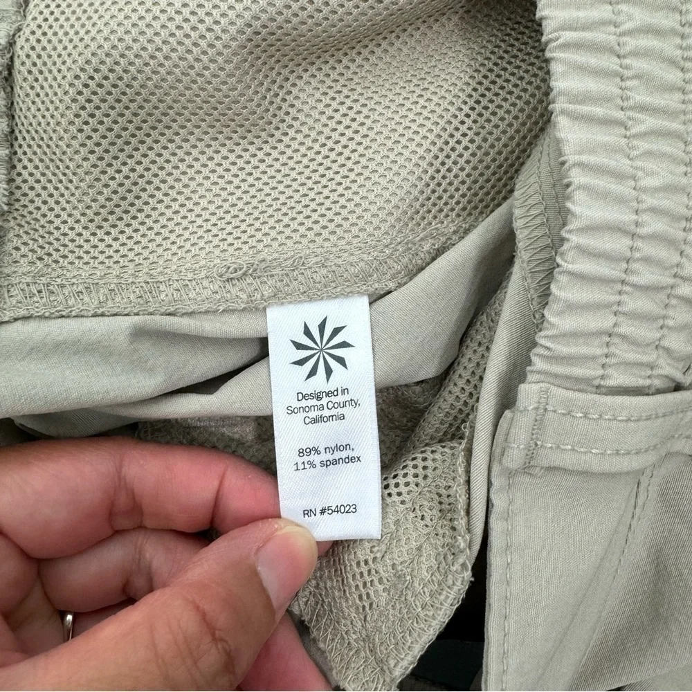 Athleta Women’s Beige Palisade Ankle Pull-On Pants Travel Commute Vacation 6